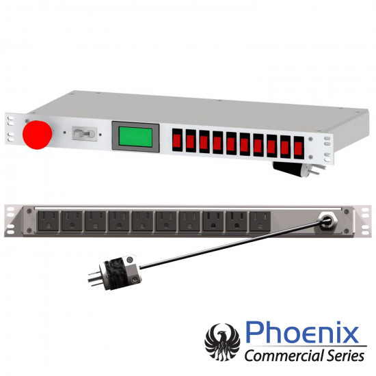 15A 1U PDU w/ 5-15R