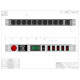 Shipboard 1U MIL SPEC PDU, 15A, 5015