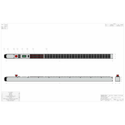 60A 0U 3 Phase PDU w/ C-19