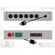 60A 0U Dual Phase PDU w/ C-19