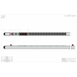 60A 3 Phase Wye 0U PDU w/ C-13