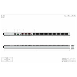 80A 3 Phase Wye 0U PDU w/ C-13