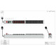 0U MIL SPEC PDU, 30A, L5-30P Input, 24 x MS3102E16-10S, TAA Compliant