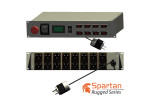 2U MIL SPEC PDU, 30A, L6-30P Input, 16 x MS3102E16-10S, TAA Compliant