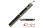 0U MIL SPEC PDU, 30A, L6-30P Input, 24 x MS3102E16-10S, TAA Compliant