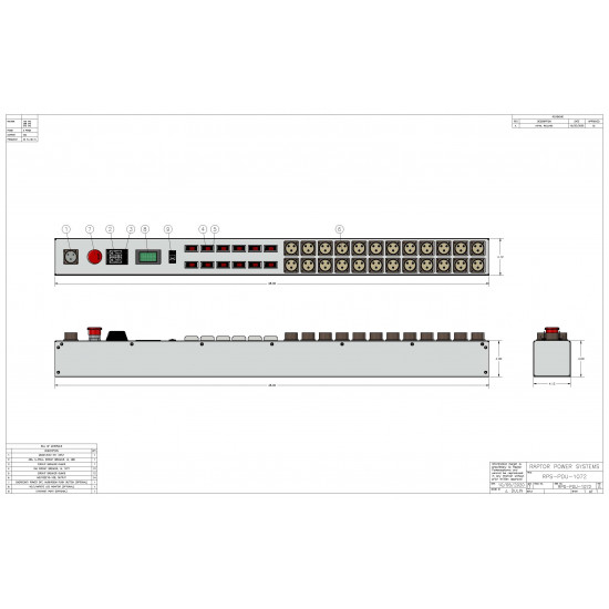 0U Shipboard PDU, 30A, 24 x MS3102E16-10S, TAA Compliant